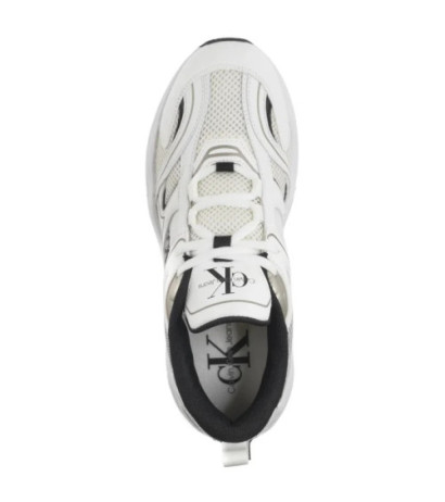 Calvin Klein Retro Tennis Mesh Ml Bright White/Black YW0YW01807 01W (CK610-a) sports Shoes