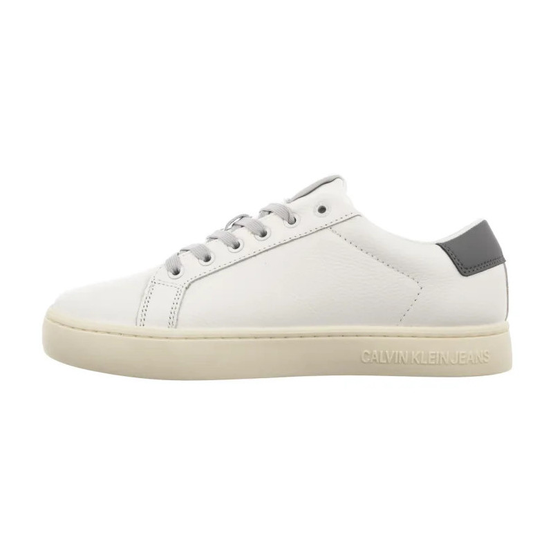 Calvin Klein Classic Cupsole Low Ohb Bright White/Creamy White YM0YM01164 0LD (CK605-a) sports shoes