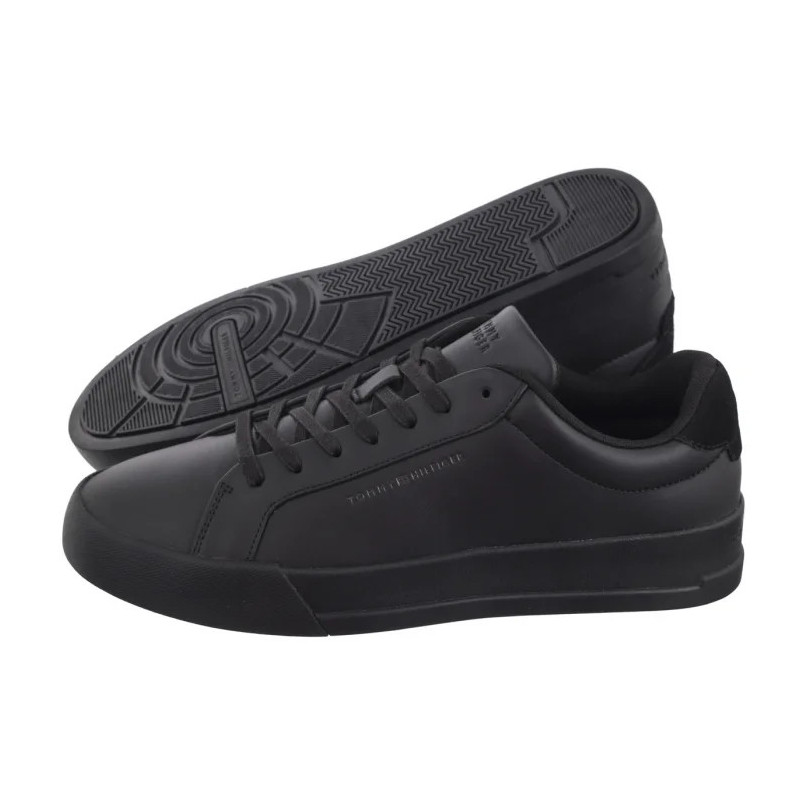 Tommy Hilfiger TH Court Better Lth Black FM0FM05322 BDS (TH1231-a) sports shoes