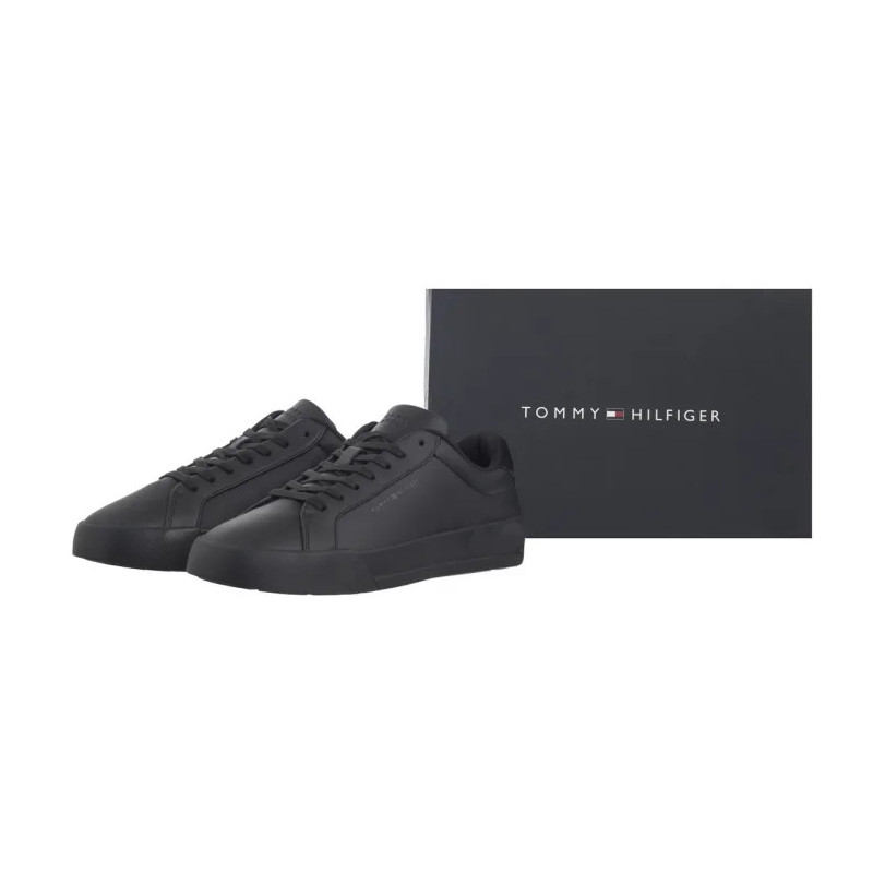 Tommy Hilfiger TH Court Better Lth Black FM0FM05322 BDS (TH1231-a) sports shoes