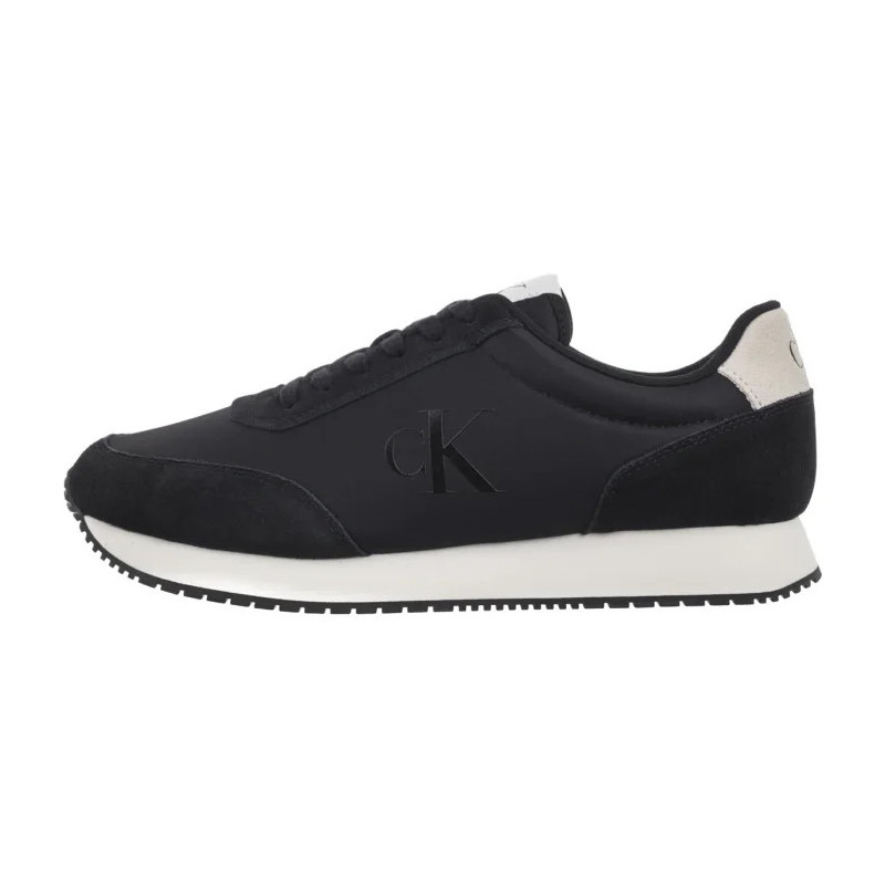 Calvin Klein Retro Runner Iconic Snk Black/Bright White YM0YM01119 0GM (CK611-a) sports shoes