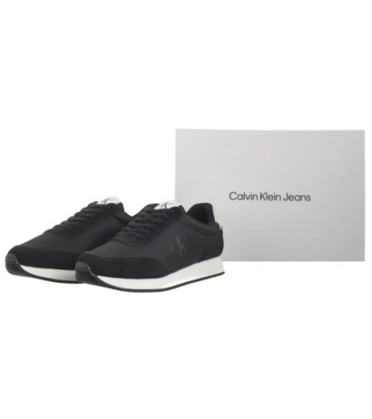 Calvin Klein Retro Runner Iconic Snk Black/Bright White YM0YM01119 0GM (CK611-a) sports shoes