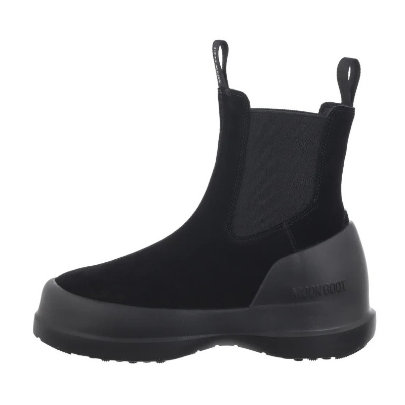 Moon Boot MB Luna Chelsea Suede Black 2480050 N001 (MB71-a) shoes