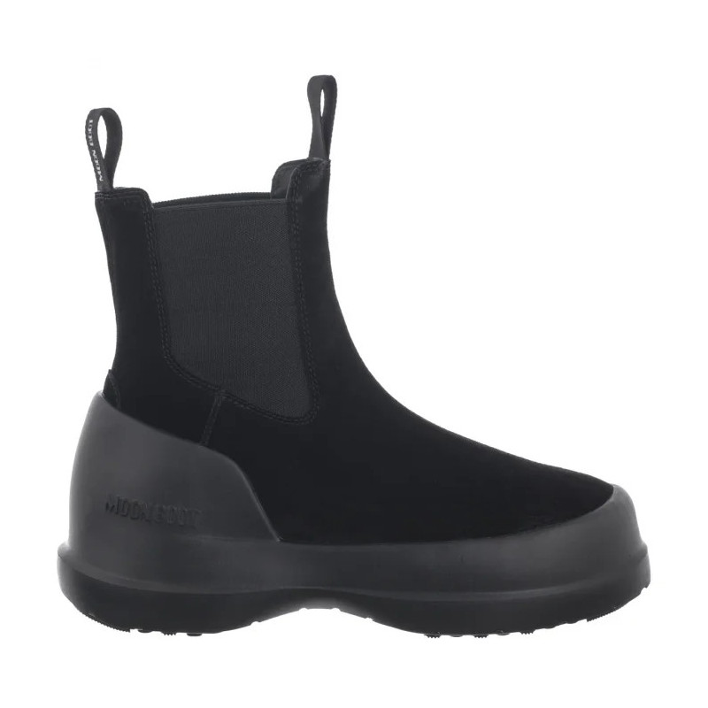 Moon Boot MB Luna Chelsea Suede Black 2480050 N001 (MB71-a) shoes