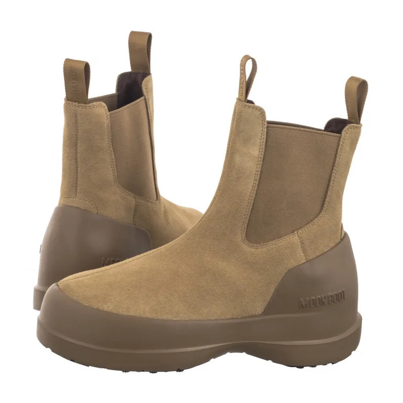 Moon Boot MB Luna Chelsea Suede Sand 2480050 L003 (MB71-b) shoes