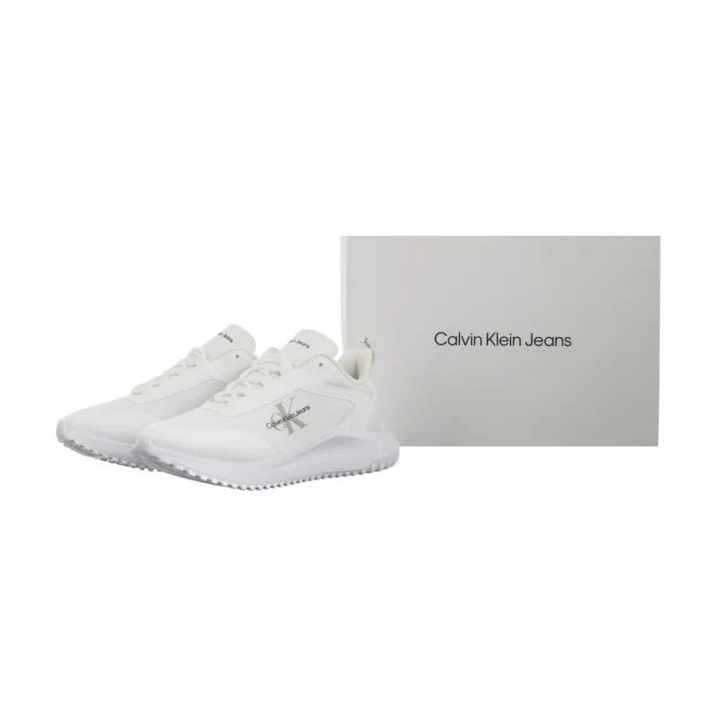 Calvin Klein Eva Runner Low Lace Mix Ml Wn Triple Bright White YW0YW01442 0K4 (CK607-a) sports Shoes