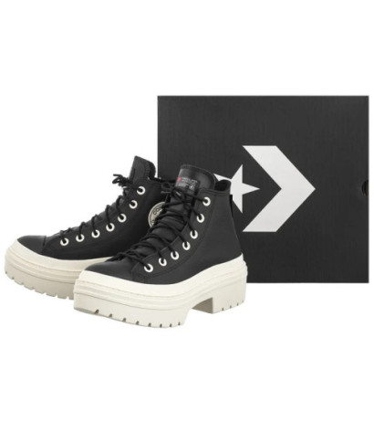 Converse CTAS Lugged Heel Hi Black/Black/Egret A12328C (CO732-a) shoes