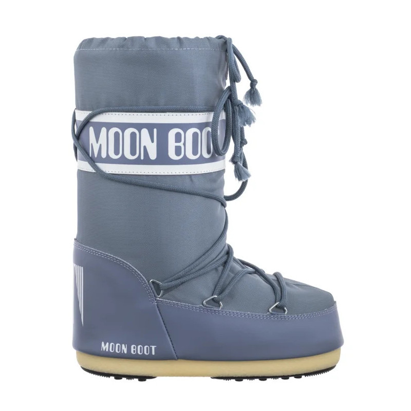 Moon Boot Icon Nylon Elephant Grey Kids 1400440 H004 (MB14-k) boots