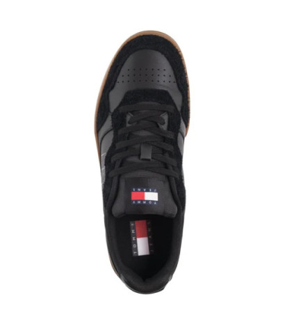 Tommy Hilfiger Tjm Cupsole Leather Mix Black EM0EM01566 BDS (TH1251-a) sports shoes