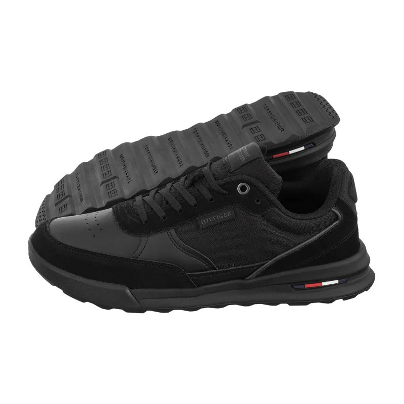 Tommy Hilfiger Retro Runner Mix Rwb Black FM0FM05371 BDS (TH1252-a) sports shoes