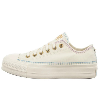 Converse CTAS Lift Ox Egret/True Sky/Gold A08732C (CO735-a) shoes