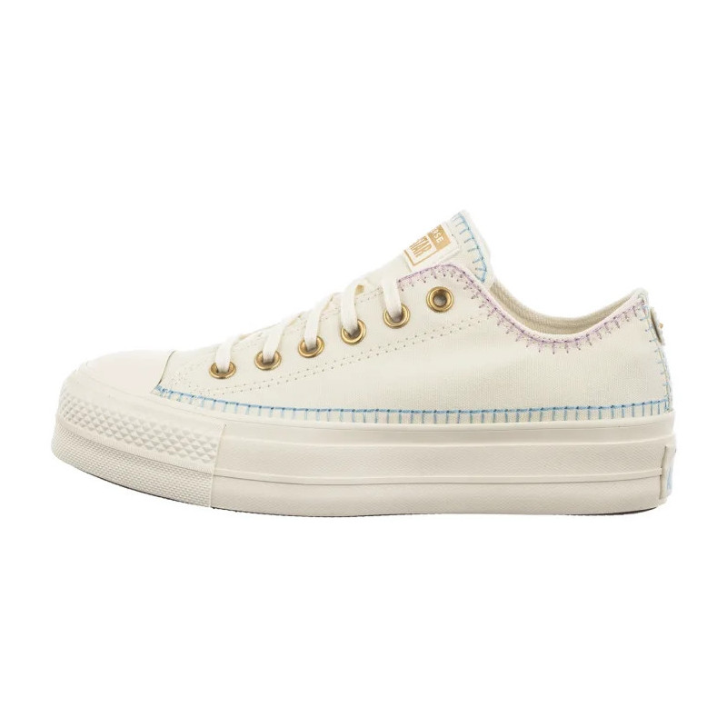 Converse CTAS Lift Ox Egret/True Sky/Gold A08732C (CO735-a) shoes