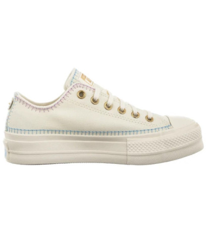 Converse CTAS Lift Ox Egret/True Sky/Gold A08732C (CO735-a) shoes