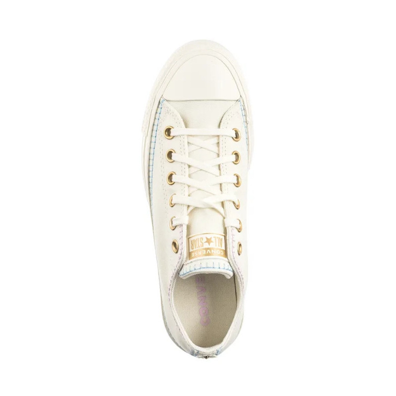 Converse CTAS Lift Ox Egret/True Sky/Gold A08732C (CO735-a) shoes