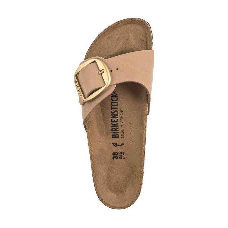 Birkenstock Madrid Big Buckle Sandcastle 1024009 (BK170-h) Women's Shoes/Flip Flops