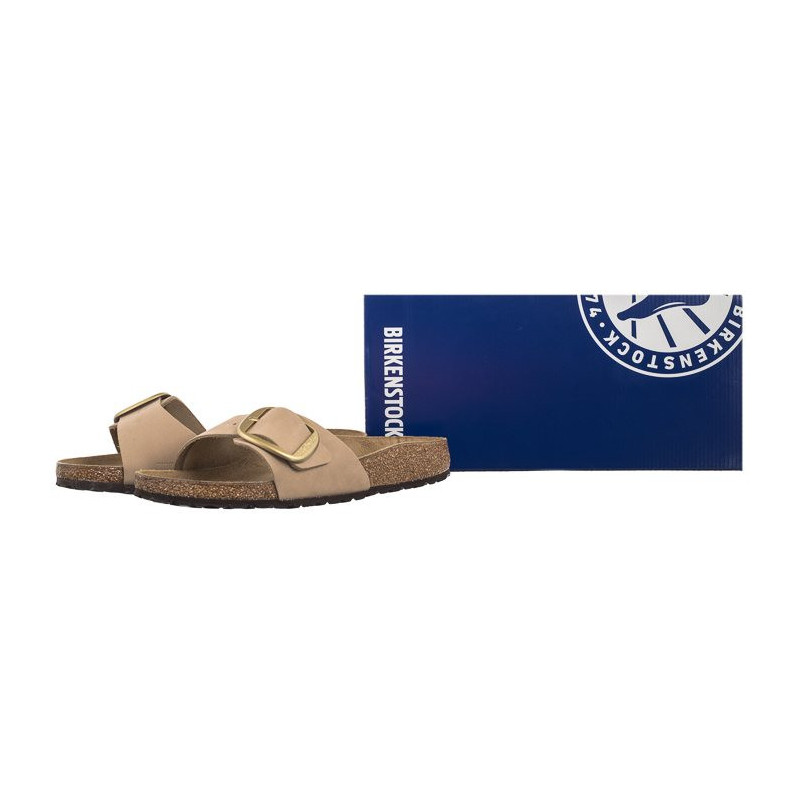 Birkenstock Madrid Big Buckle Sandcastle 1024009 (BK170-h) Women's Shoes/Flip Flops