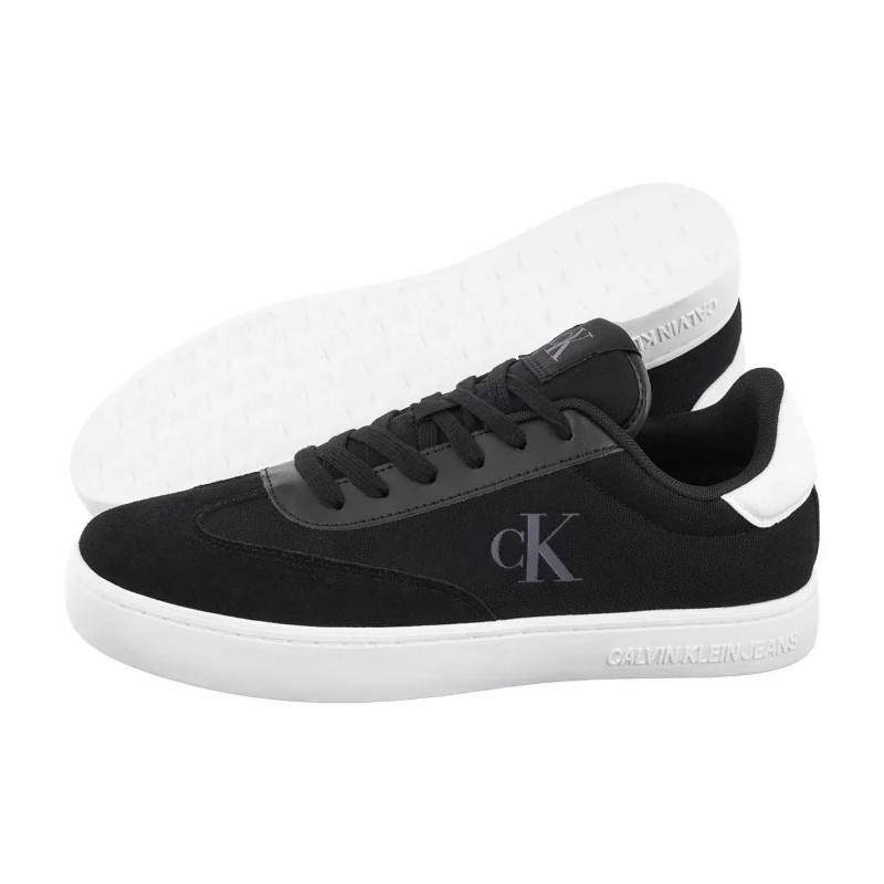 Calvin Klein Classic Cupsole Low Mix Mg Black/Bright White YM0YM01169 0GM (CK622-a) shoes