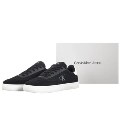 Calvin Klein Classic Cupsole Low Mix Mg Black/Bright White YM0YM01169 0GM (CK622-a) shoes