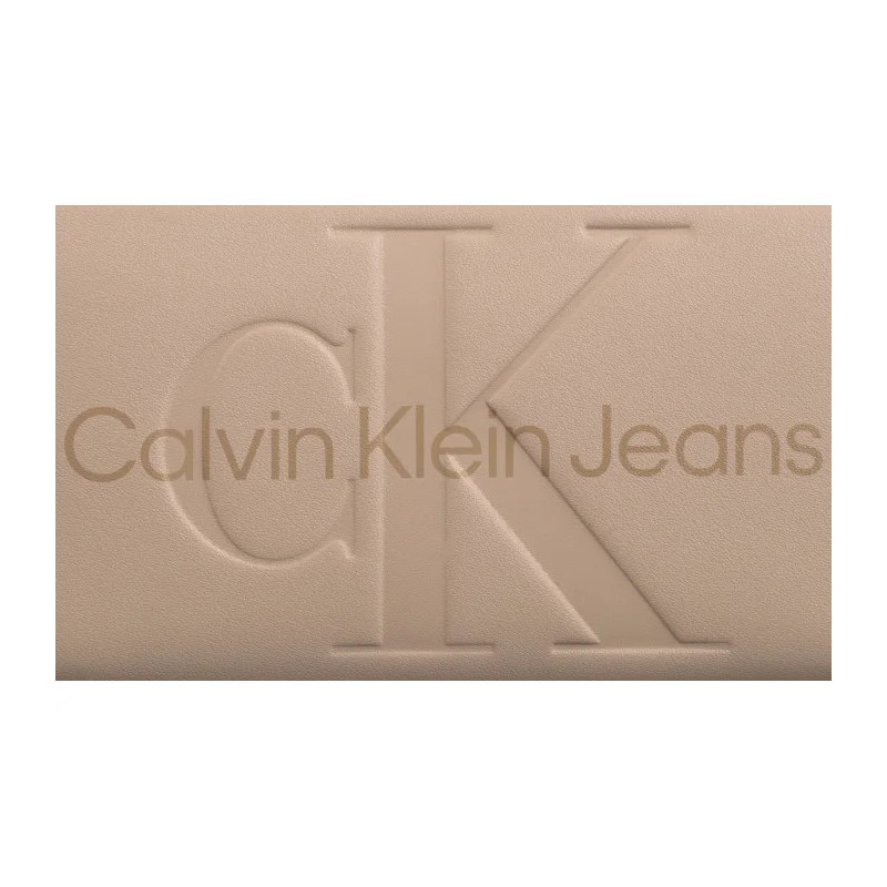 Calvin Klein Sculpted Mono Zip Around Mono Rose Dust K60K607634 TFQ (CK120-g) handbag