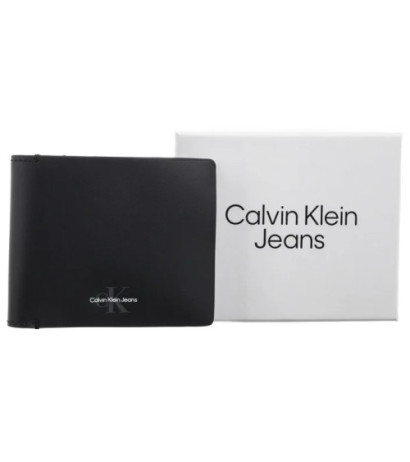 Calvin Klein Monogram Soft Bifold W/Coin Black K50K513179 BEH (CK615-a) handbag