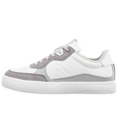 Calvin Klein Classic Cupsole Mg Wmm White/Oyster Mushroom/Formal Grey YM0YM01153 0IR (CK623-a) sports shoes