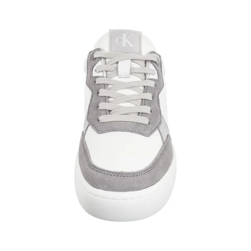 Calvin Klein Classic Cupsole Mg Wmm White/Oyster Mushroom/Formal Grey YM0YM01153 0IR (CK623-a) sports shoes