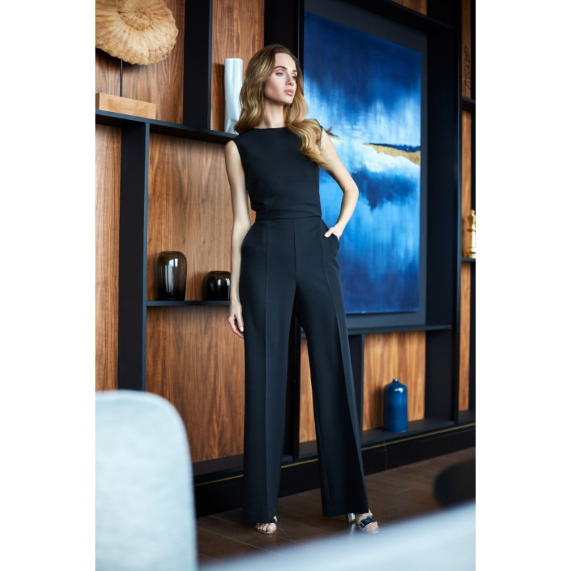 S115 Wide-legged jumpsuit - black