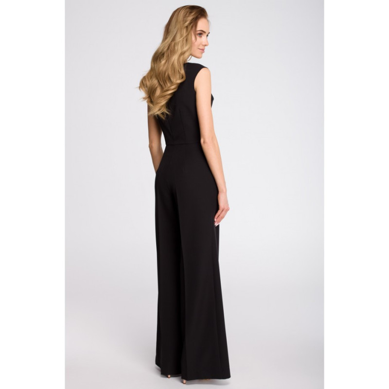 S115 Wide-legged jumpsuit - black