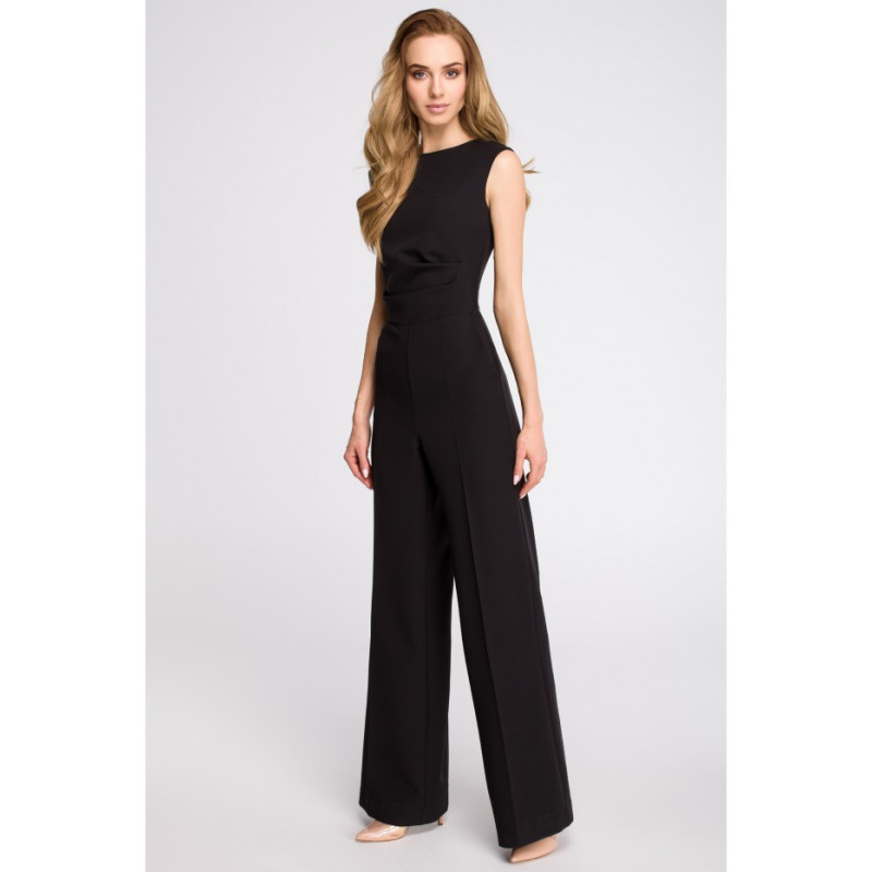 S115 Wide-legged jumpsuit - black