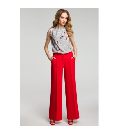 M378 Pants with wide legs -...