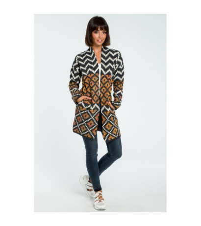 BK007 Stylish patterned cardigan - model 1