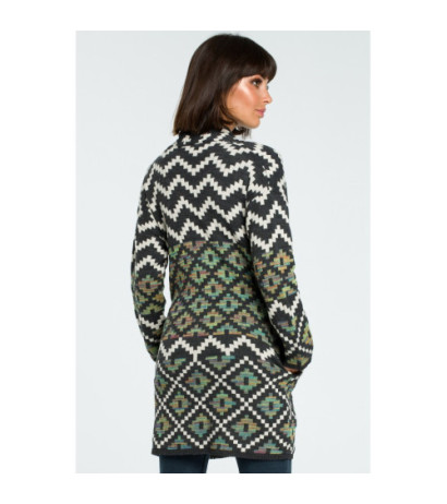 BK007 Stylish patterned cardigan - model 2