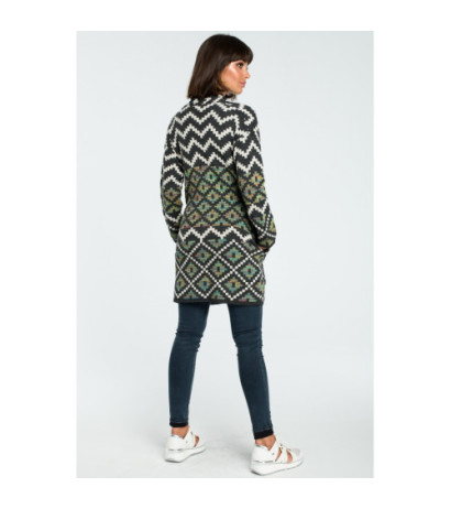 BK007 Stylish patterned cardigan - model 2