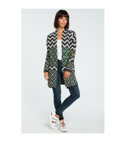 BK007 Stylish patterned cardigan - model 2