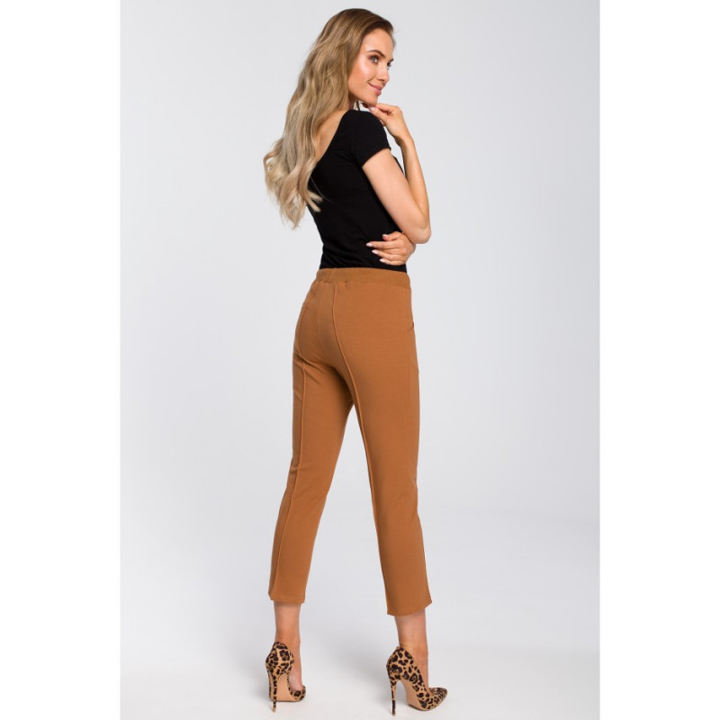 M411 7/8 length cigarette pants - caramel