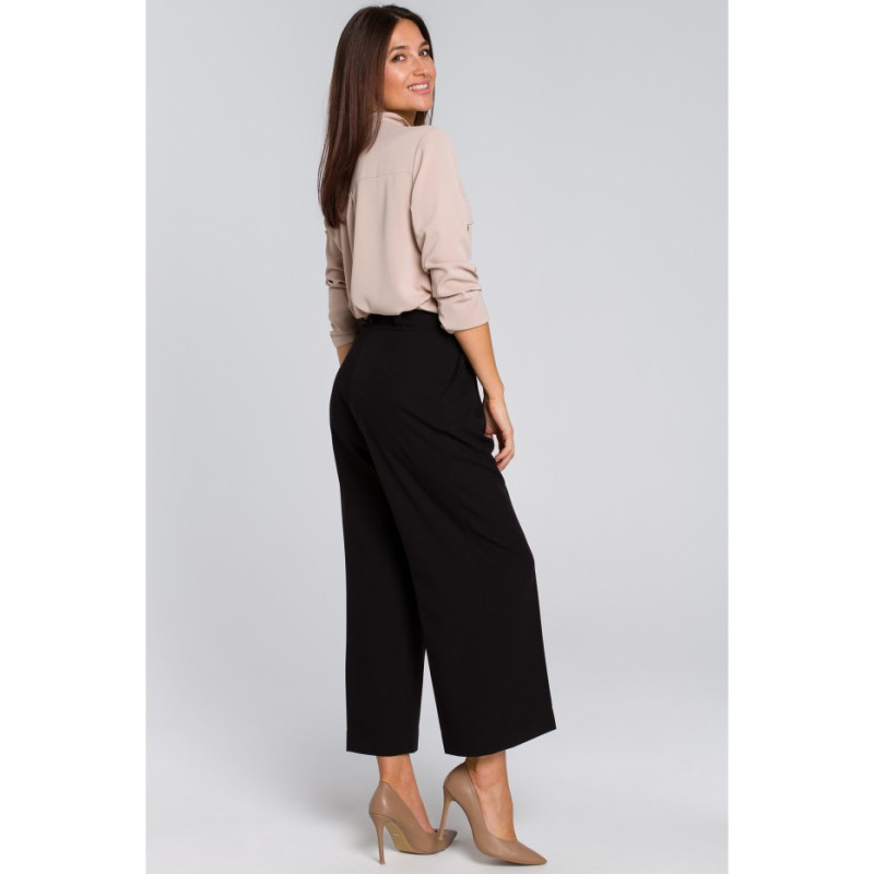 S139 Women's culotte pants - black