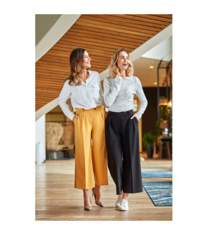 S139 Women's culotte pants - yellow