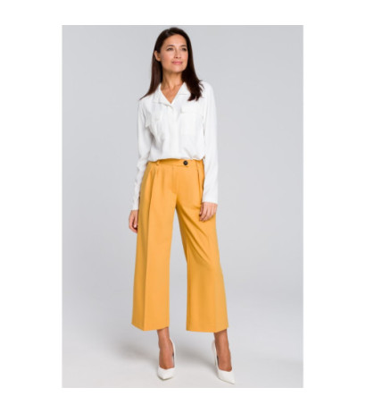 S139 Women's culotte pants - yellow