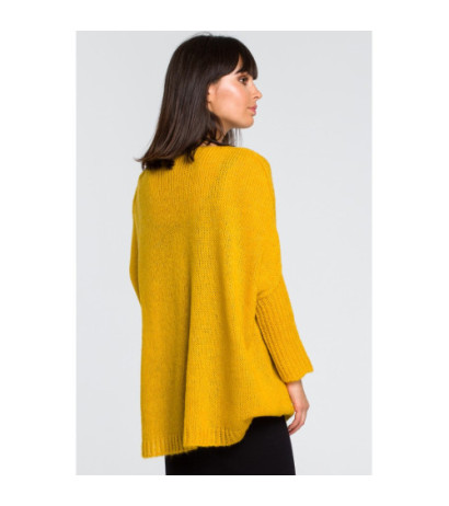 BK018 Loose sweater with pocket - honey