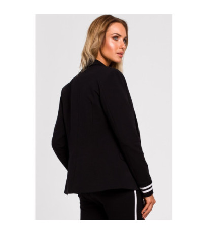 M459 Jacket with ribbed cuffs - black