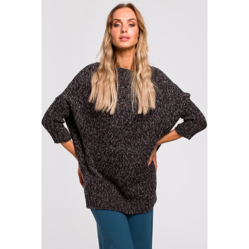 M470 Warm sweater with half turtleneck - graphite