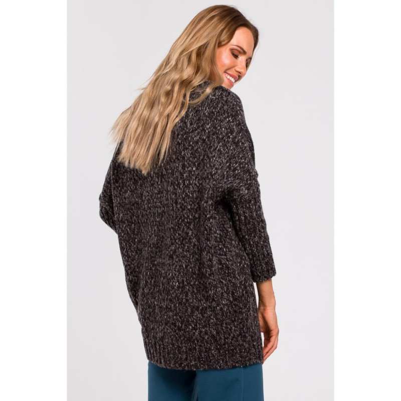 M470 Warm sweater with half turtleneck - graphite