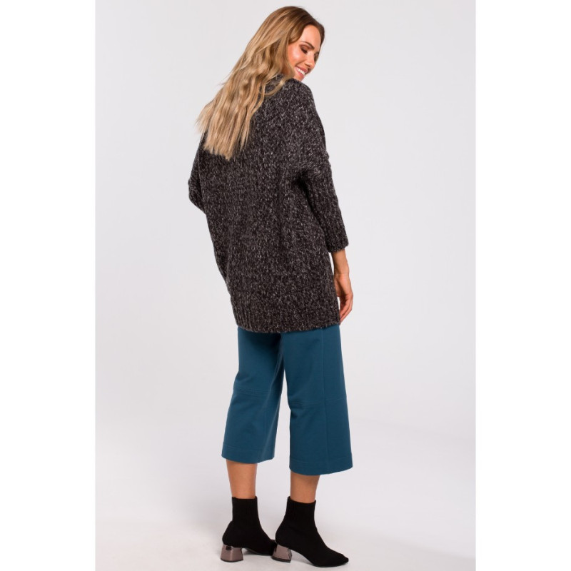 M470 Warm sweater with half turtleneck - graphite