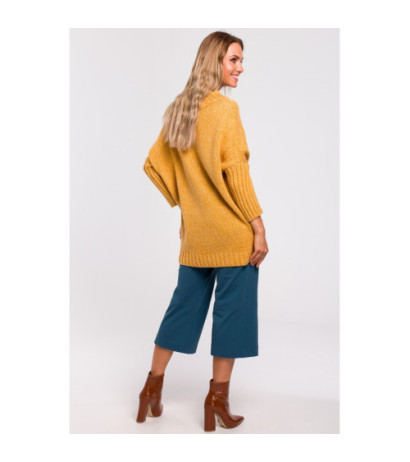 M470 Warm sweater with half turtleneck - honey