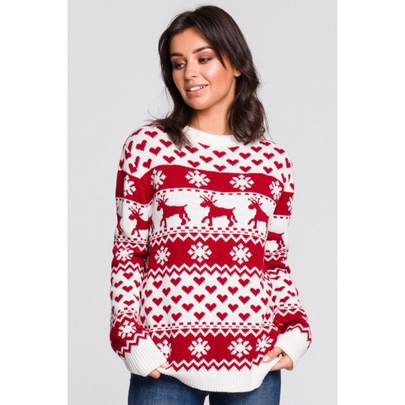 BK039 Sweater with Christmas theme - model 2