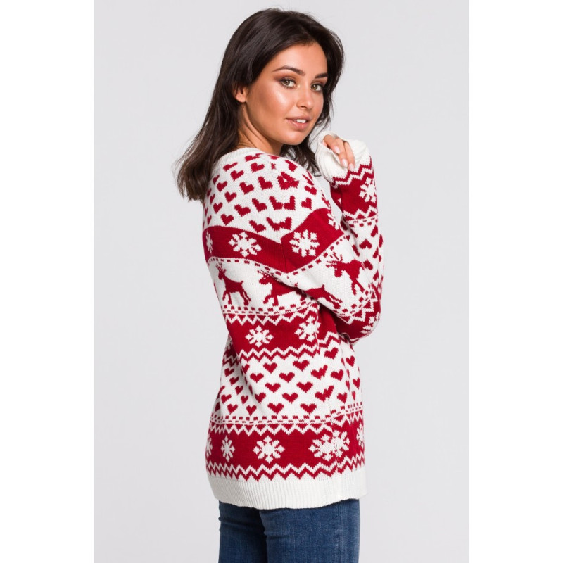 BK039 Sweater with Christmas theme - model 2