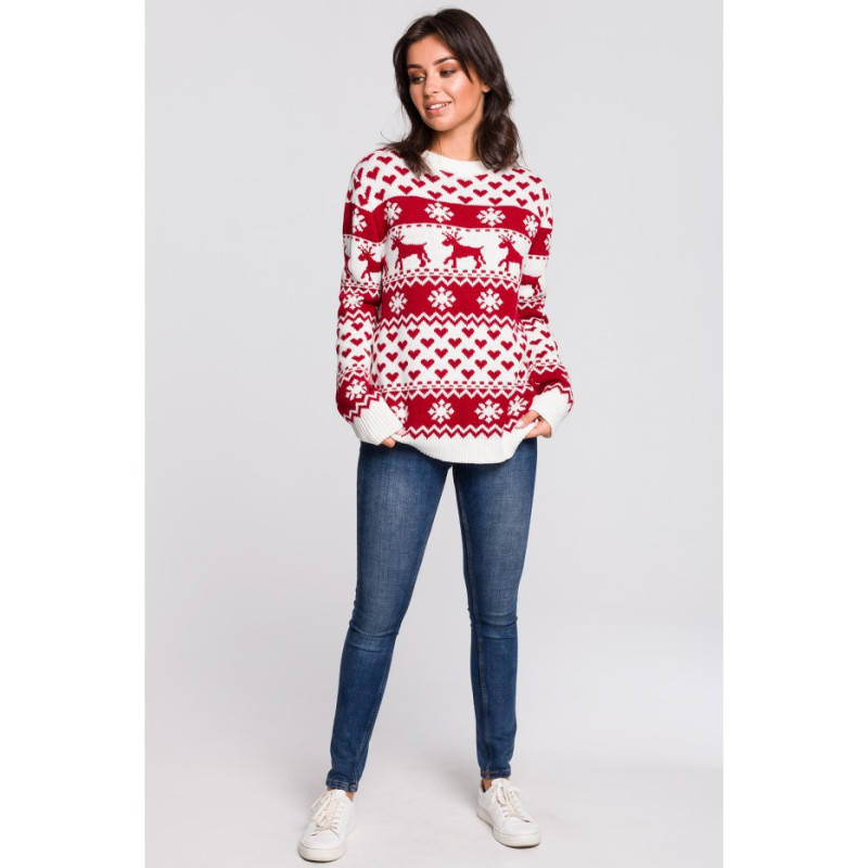 BK039 Sweater with Christmas theme - model 2