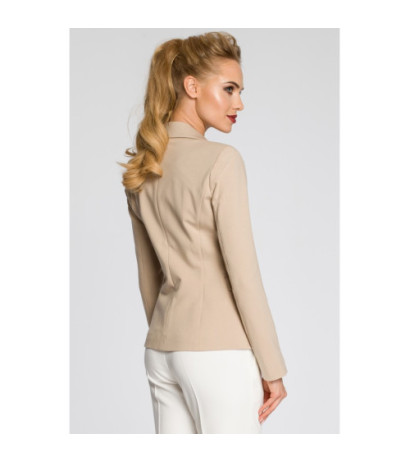 M243 Fitted button-down jacket - beige