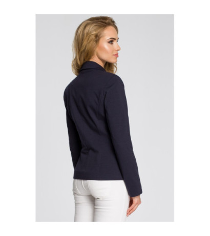 M243 Fitted button-down jacket - navy blue