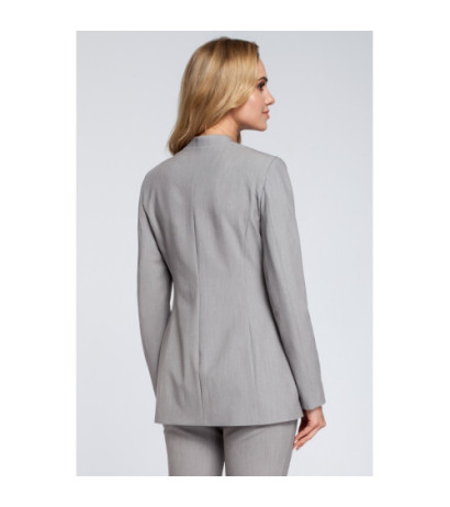 M304 Stylish elegant button-up jacket - gray